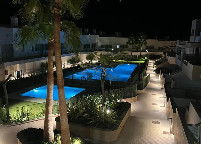 Apartamento En Mojacar En 1° Linea De Playa